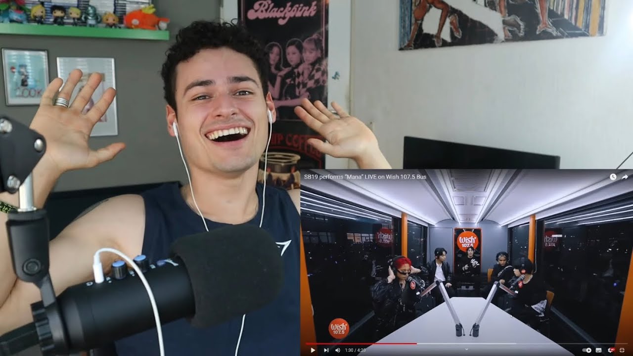 I'M A FAN!! SB19 performs 'Mana' & 'Gento' LIVE on Wish 107.5 Bus!! REACTION
