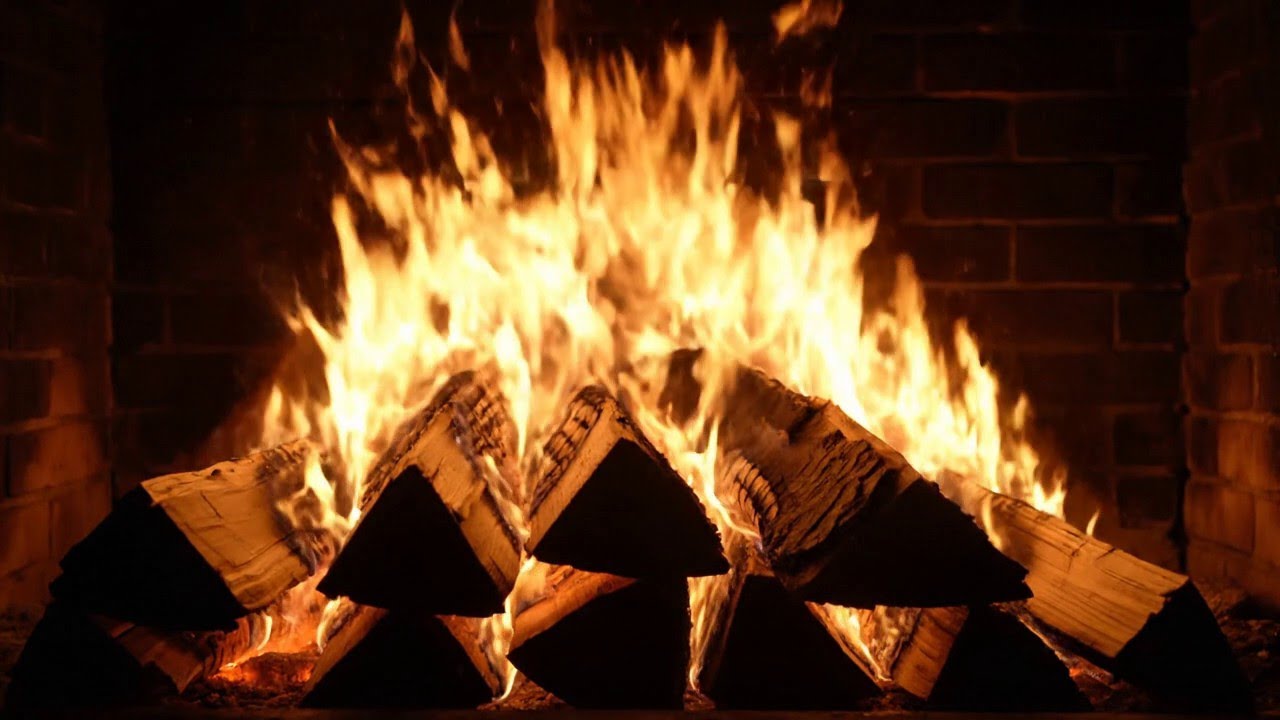 Quiet Winter Fireplace Smooth Jazz for Stress Relief and Deep Rest
