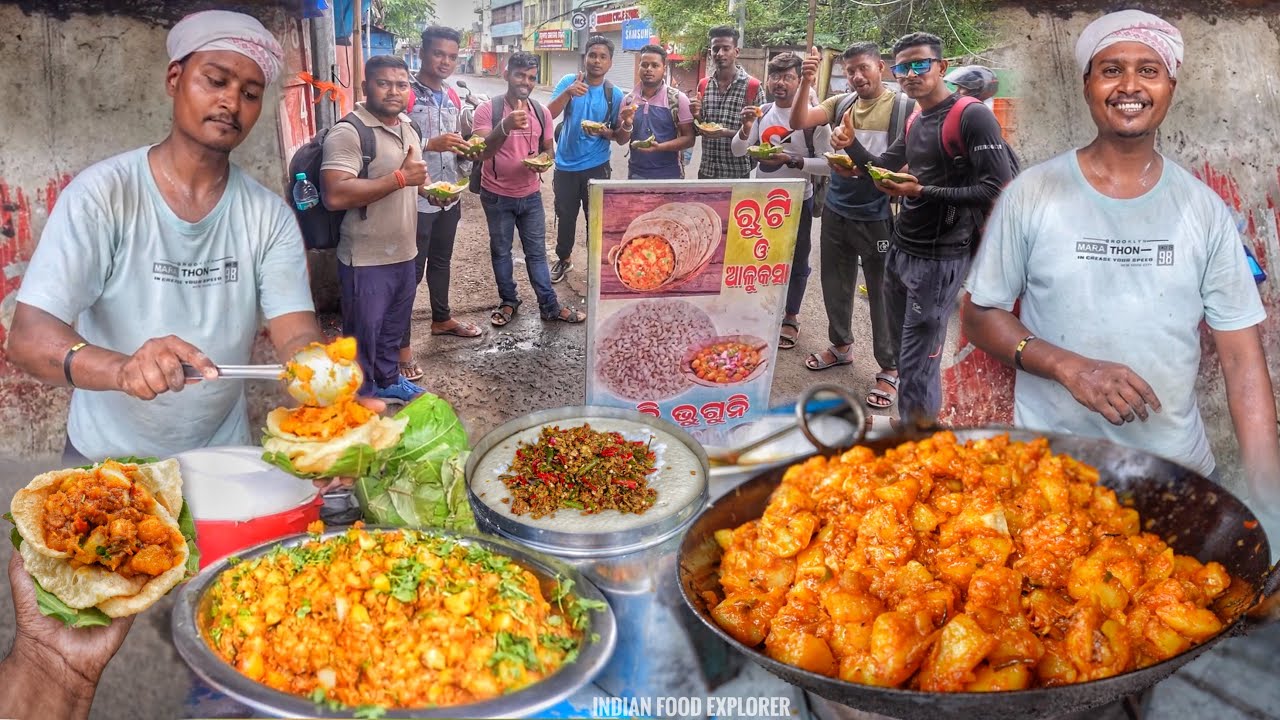 India's No.1 Aloo Dum Making | More Taste in Less Spices | Puri & Muri Aloo Dum 30₹/- | Street Food