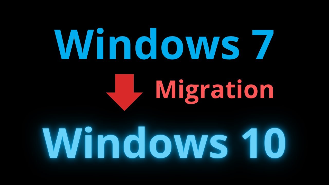COMMENT PASSER DE WINDOWS 7 A WINDOWS 10