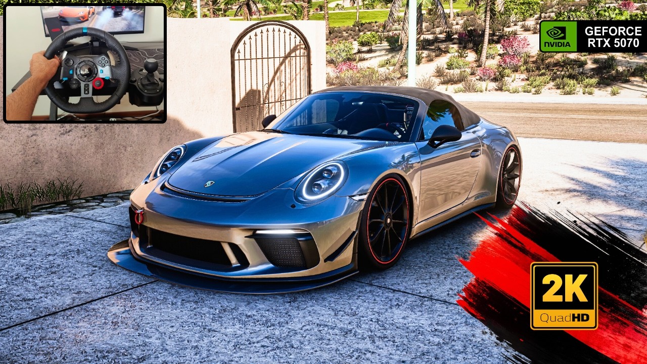 PORSCHE 911 SPEEDSTER | Forza Horizon 5 | Logitech G29 Steering Wheel