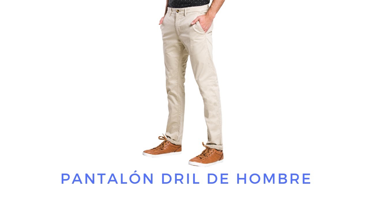 PANTALÓN DRIL DE HOMBRE/Cómo hacer/Paso a paso/Corte y confección