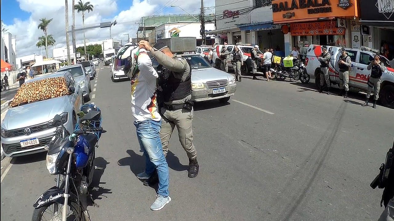 Blitz no centro de arapiraca Alagoas 
