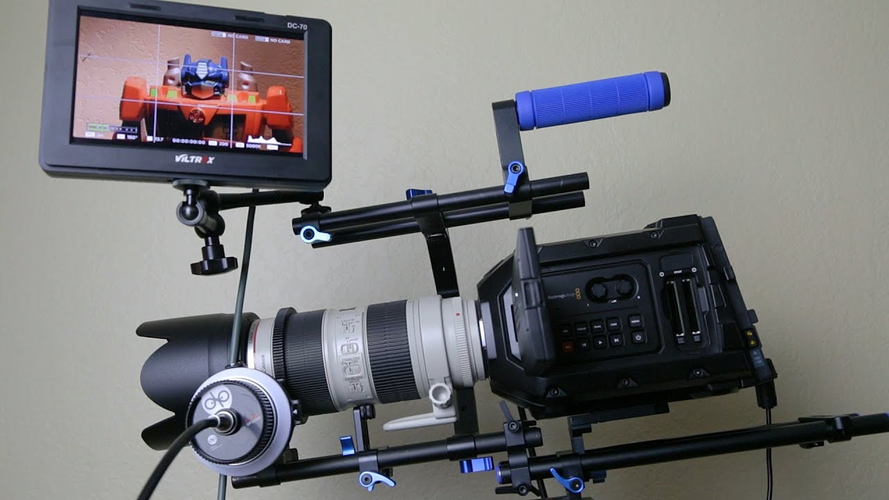 Blackmagic URSA Mini 4K with HDMI monitor - SDI to HDMI converter solution