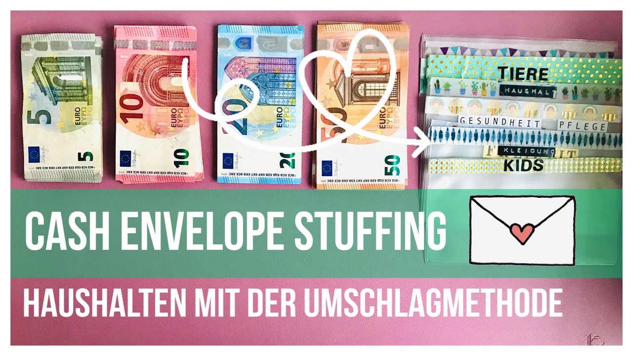 Cash Envelope Stuffing 💌 Januar - Haushalten mit der Umschlagmethode