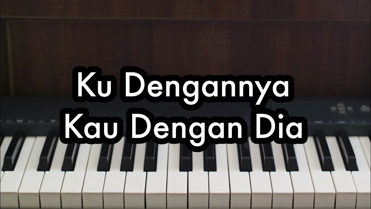 Ku Dengannya Kau Dengan Dia - Afgan | Piano Karaoke by Andre Panggabean