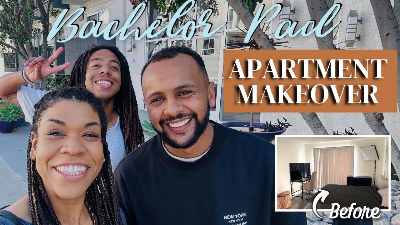 Bachelor Pad FULL Apartment Makeover
