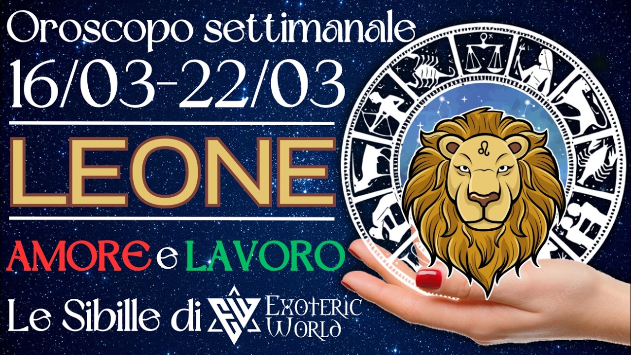 ♌ Leone Oroscopo settimanale - Scelta netta in arrivo. Taglia col passato per un nuovo accordo.