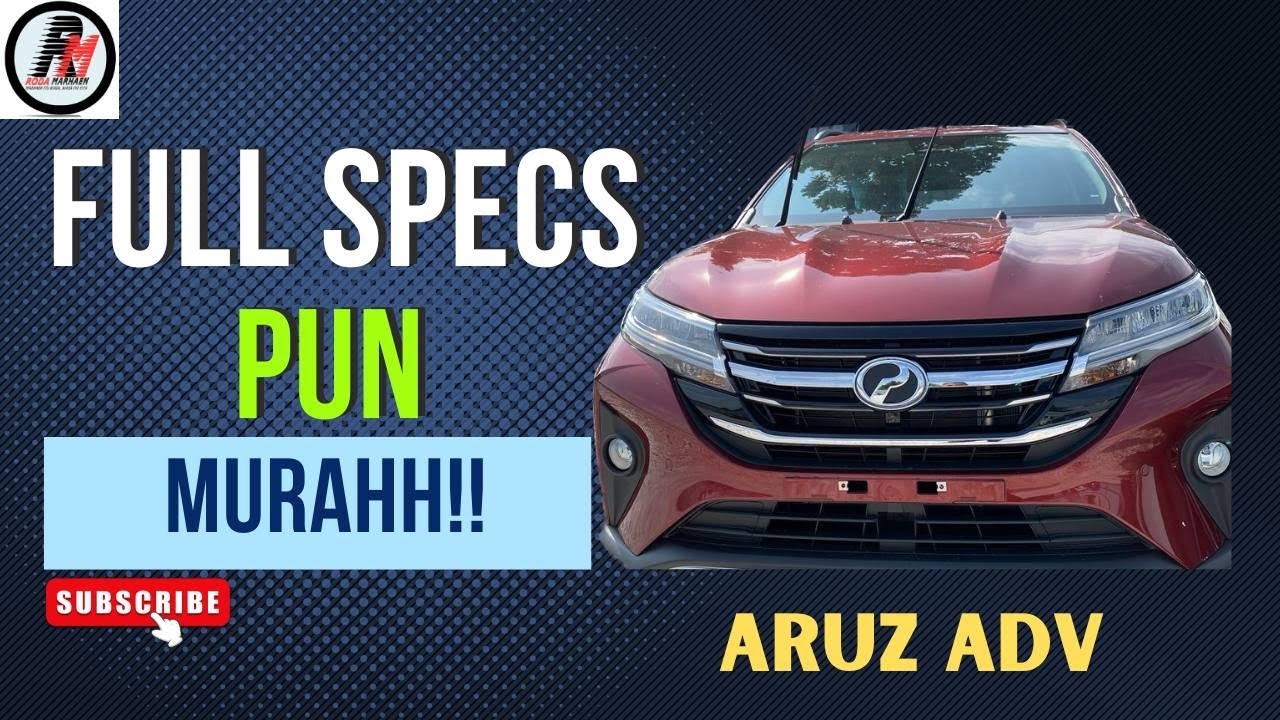 Perodua Aruz Advance . Garnet Red jugak paling menyerlah