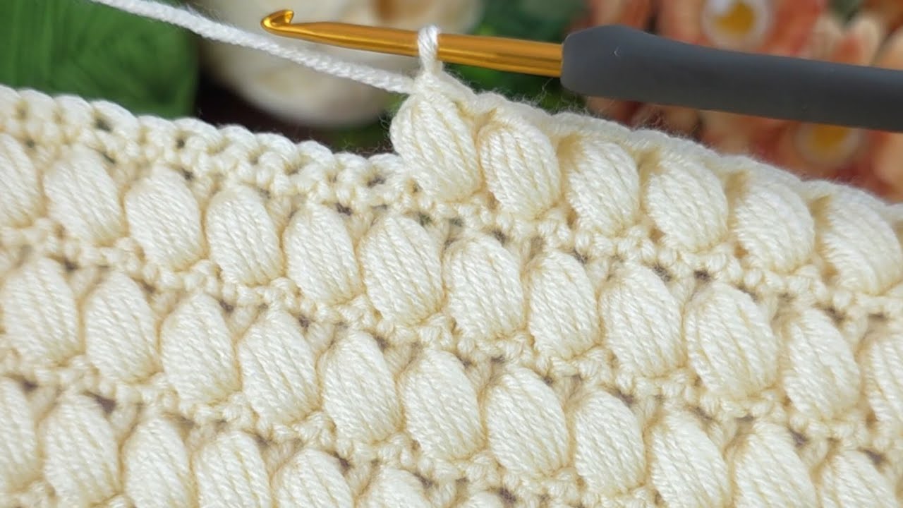 &ldquo;Soft Puff Stitch Crochet Tutorial | Perfect for Baby Projects&rdquo; #crochet  #knitting 