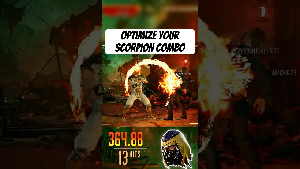 [Неверно vs Правильно] Комбо Скорпиона 🔥🦂 #mk1 #mortalkombat1 #scorpion