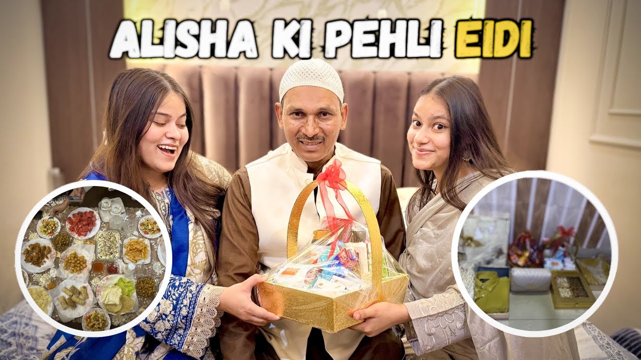 Hmare ghar se gyi Alisha ki pehli eidi 😍❤️| ILMA SAIFI | #vlog #ilmasaifi 