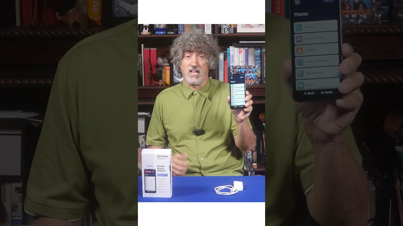 Jitterbug Smart 4 — устройство оповещения о состоянии здоровья с помощью смартфона.