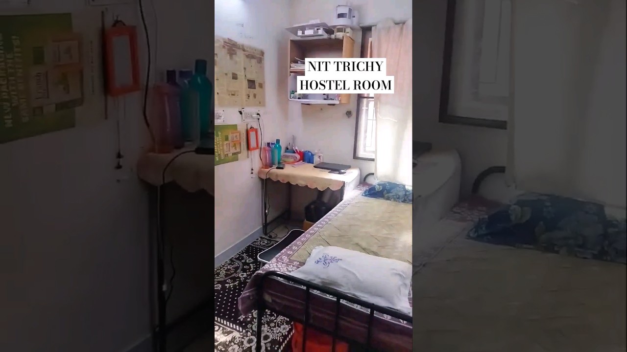 Nit Trichy Girls Hostel😍❤️ Room #hostellife #roomtour #nitt #shorts