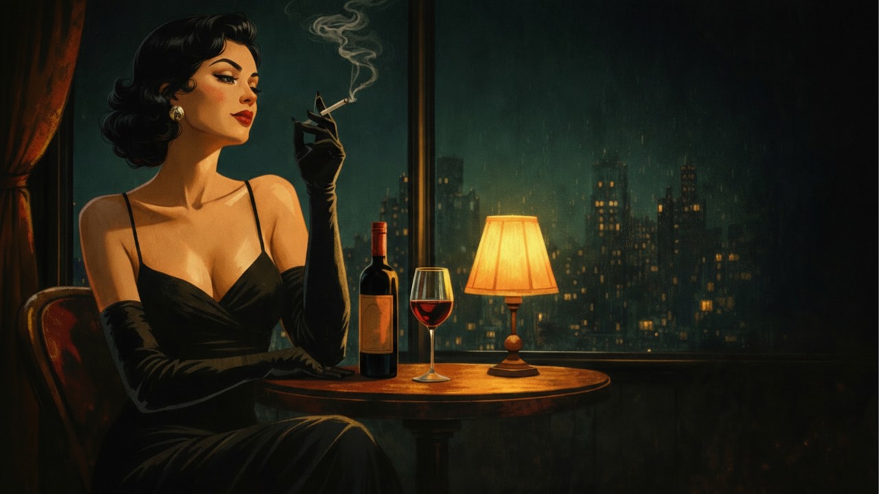 Lady Velvet — The Final Curtain | 1940s Noir Jazz That Never Said Goodbye