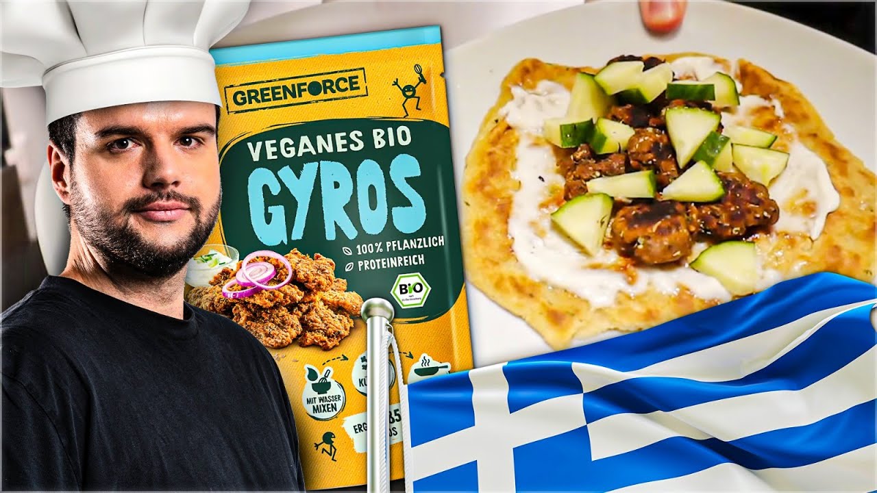 TRILLUXE KOCHT: Veganes GYROS und PITABROT von GREENFORCE! 😁