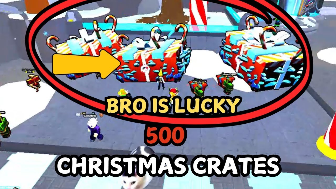 OPENING 500 CHRISTMAS CRATES IN TOILET TOWER DEFENSE PART 1
