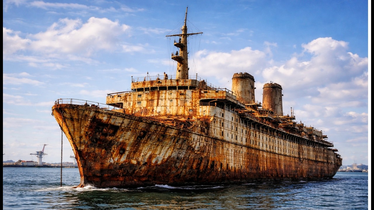 Abandoned Ghost Ship Fully Restored to Luxury — Epic Relaunch After Decades
