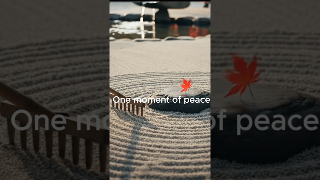 Forget Your Stress for 60 Seconds: Japanese Zen Garden