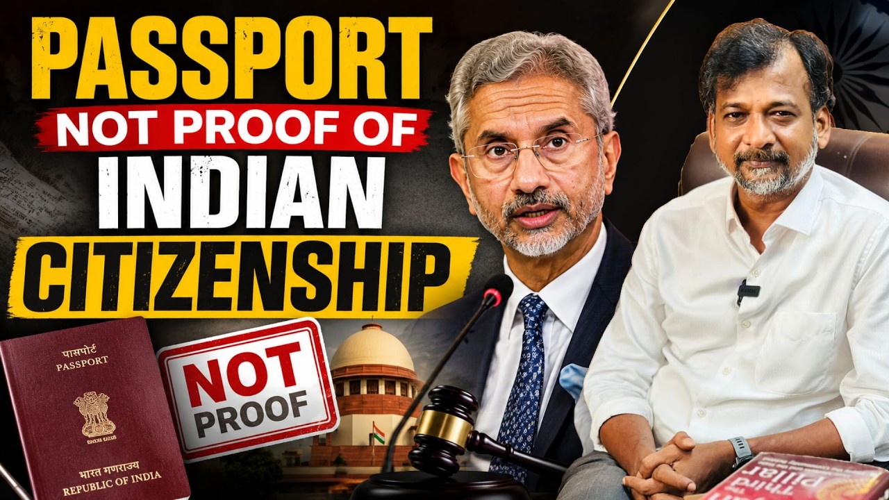 Passport Not Proof of Indian Citizenship | Israel Jebasingh | Tamil