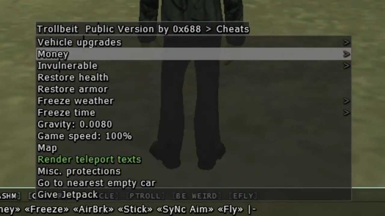 [SAMP] Mod Sobeit Tutorial [2/2] - Cheating on foot