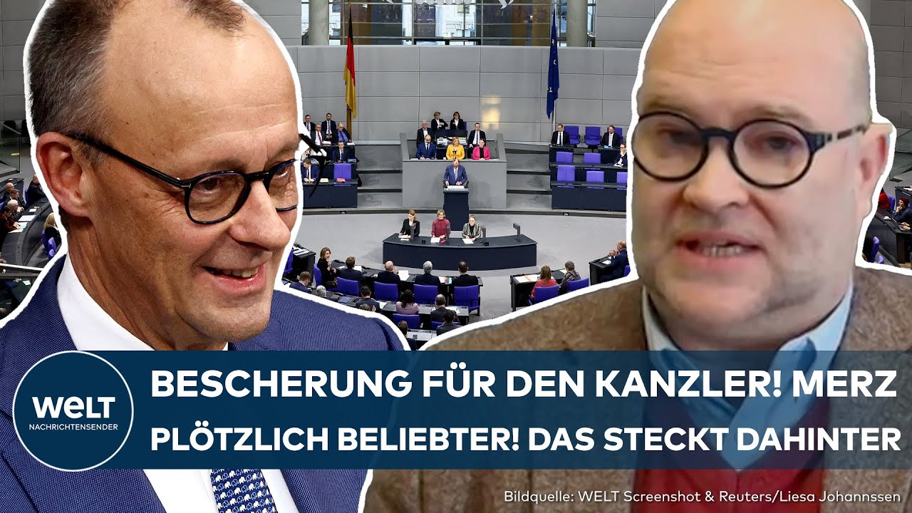FRIEDRICH MERZ: Beliebtheit w&auml;chst! Regierung muss nun mit Aufbruchsstimmung &uuml;berzeugen