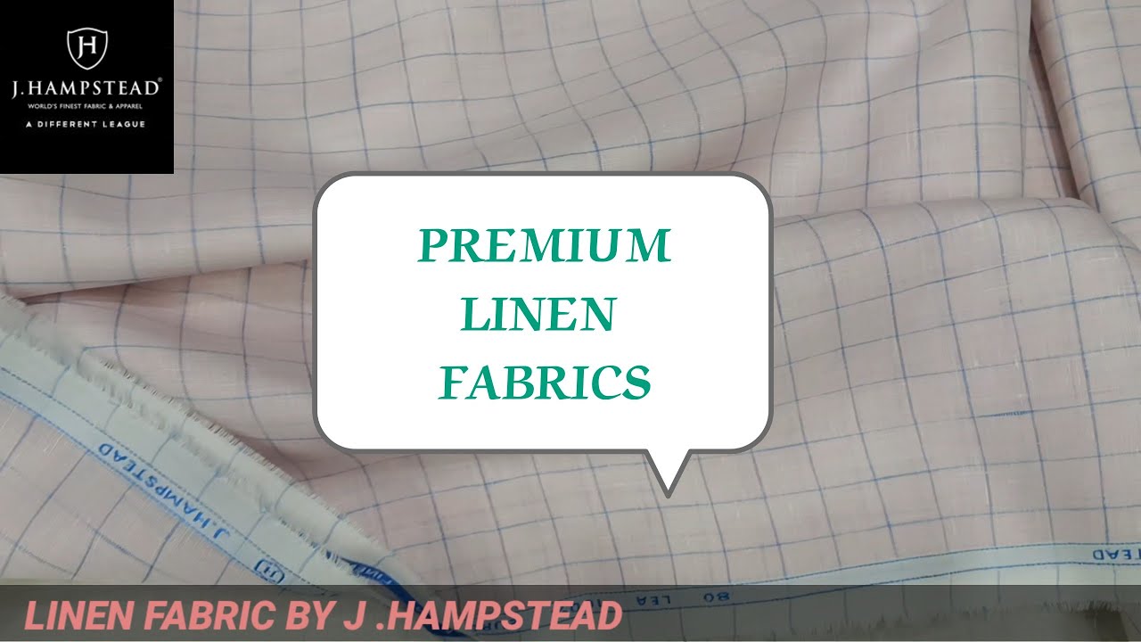 Premium Linen shirt fabric by J Hampstead #linen #europe #hyderabad #telangana #vlogs