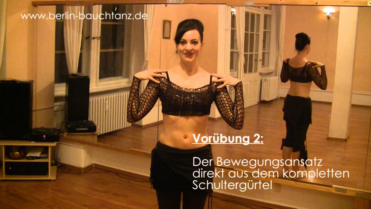 [Bauchtanz lernen] Anfänger - Drehen TWIST - SCHULTERTWIST - online Bauchtanzkurs Tutorial