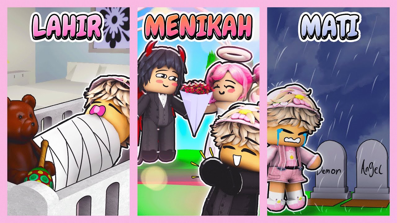 ACIL KAGET ANGEL & DEMON Akhirnya Menikah? Roblox Brookhaven Roleplay