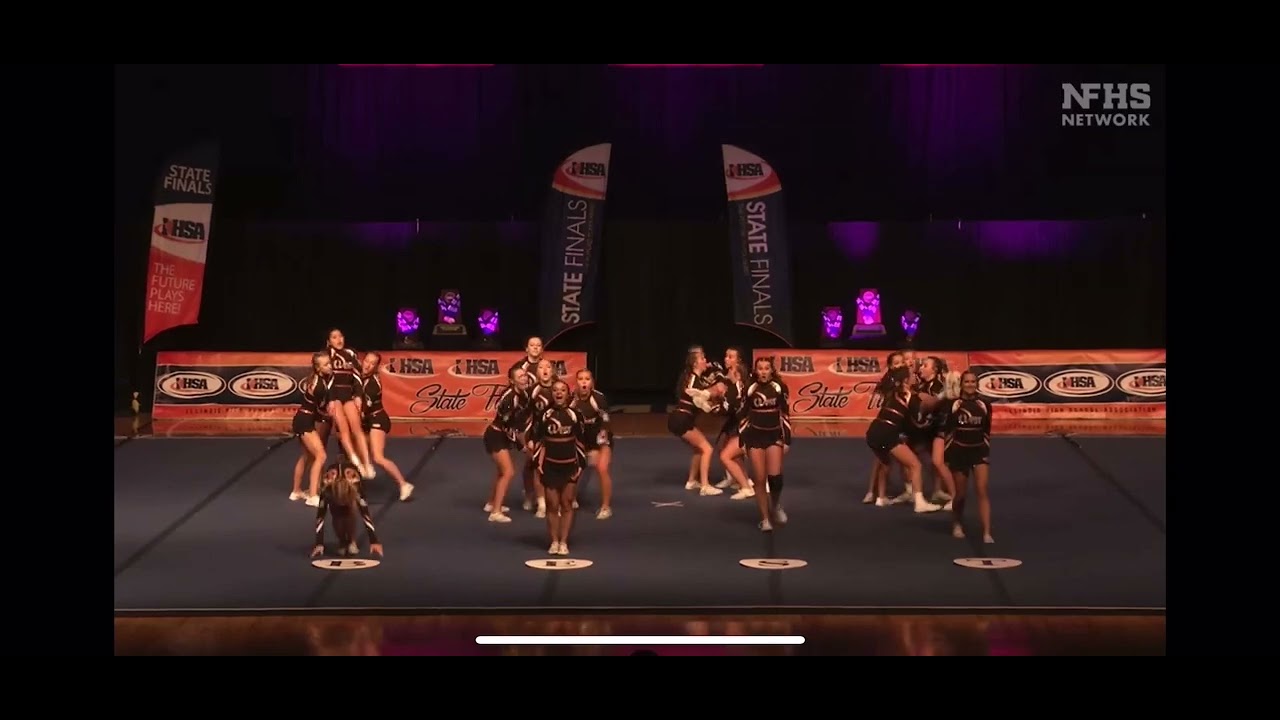 Lincoln-Way West High School IHSA State Cheerleading Finals 2023