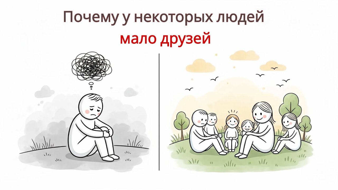 Почему у некоторых людей мало друзей