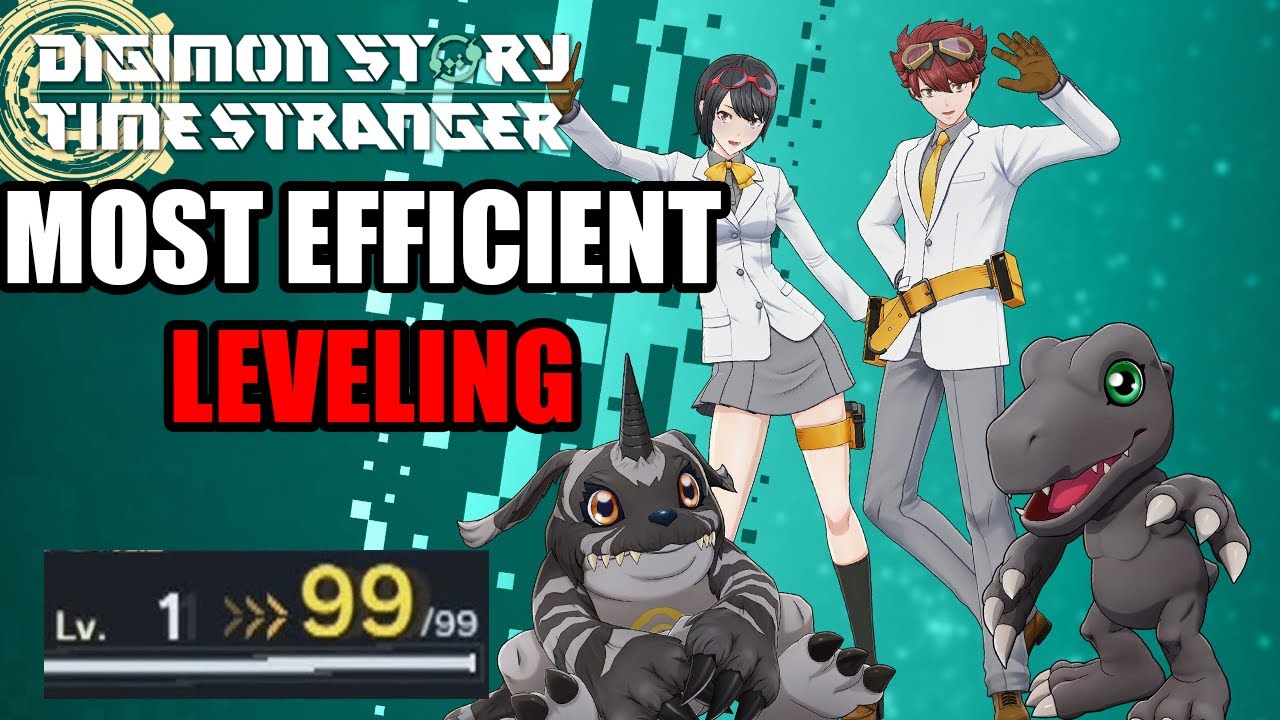 HOW TO LEVEL DIGIMON THE MOST EFFICIENT WAY l  Digimon Story: Time Strangers Review & Breakdown