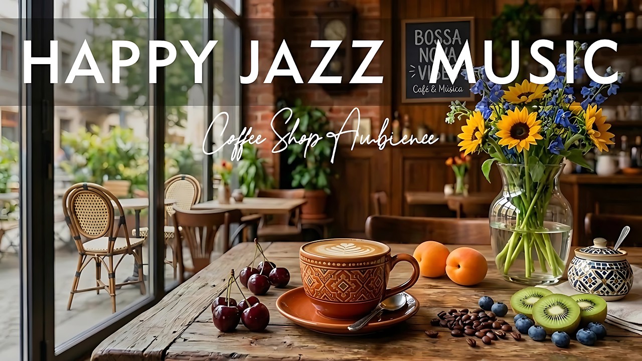 Happy Jazz Music ☕ Bossa Nova background for Relaxing, Great Moods and Happy Moods