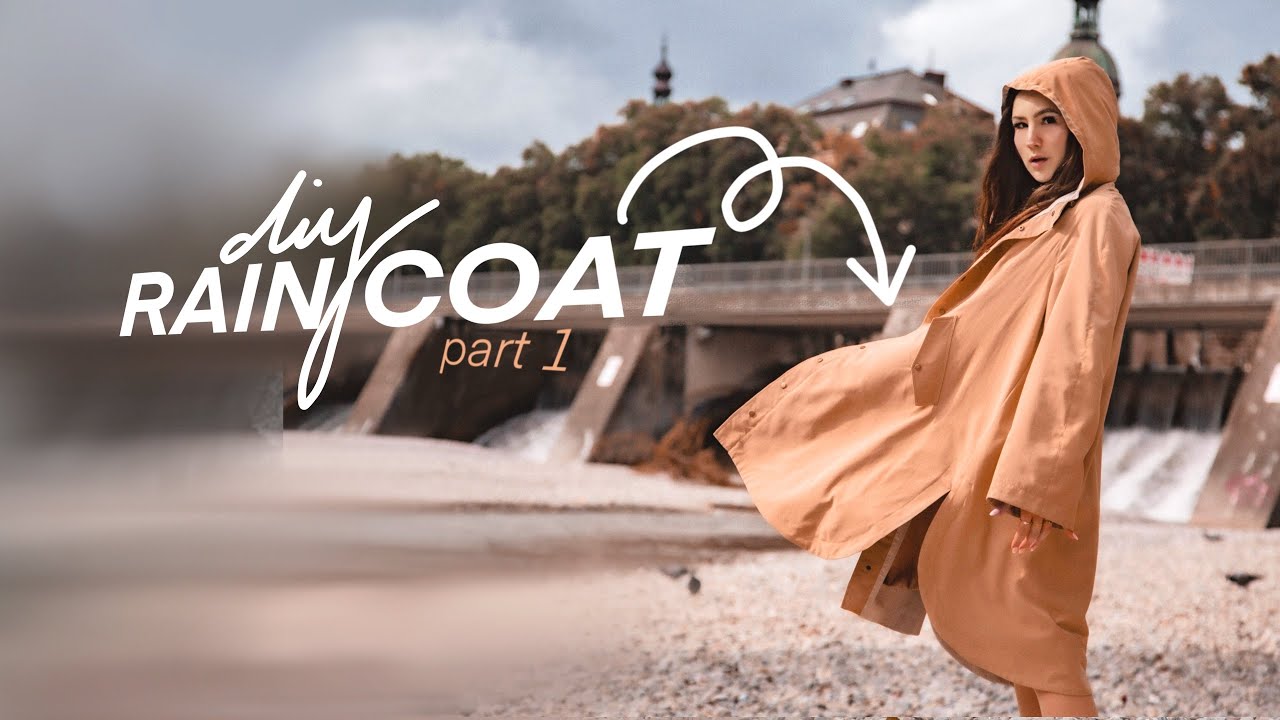 HOW TO MAKE A RAIN JACKET FROM SCRATCH (+ pattern!) PART 1 - THISISKACHI DIY