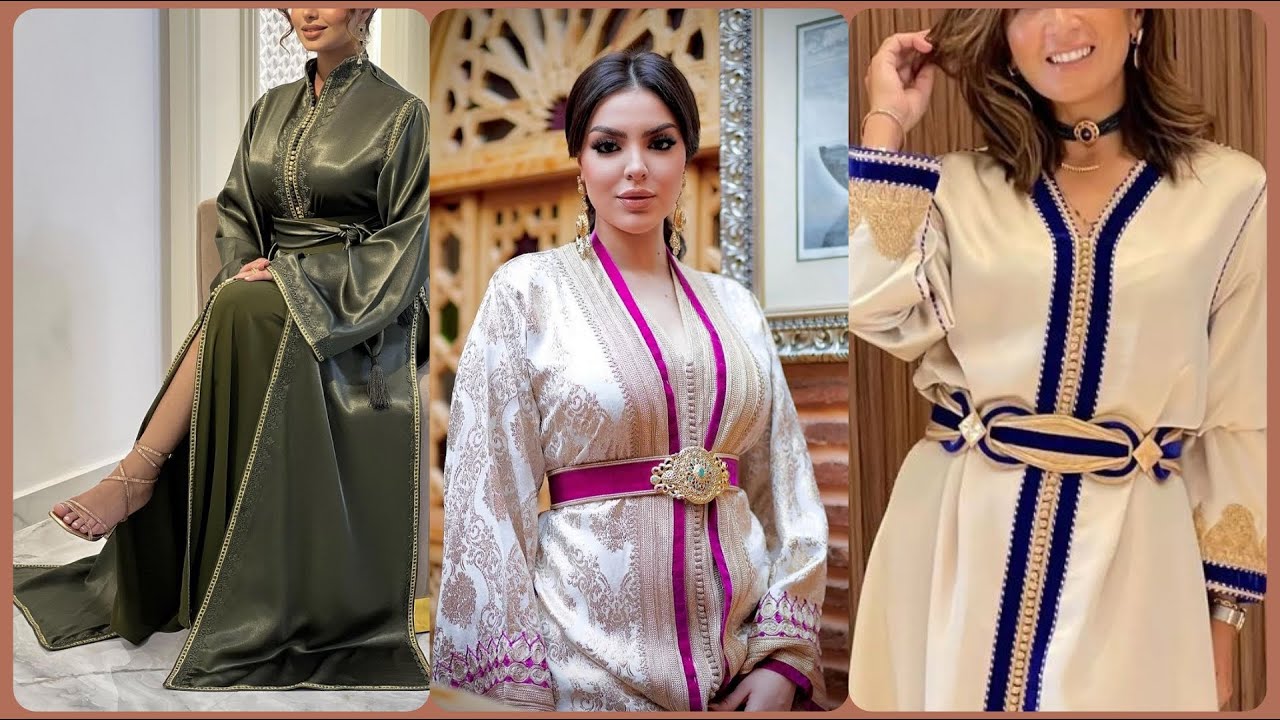 الجديد واخر ما كاين زواق المعلم تشكيلة رائعة من القفطان المغربي الأصيل Moroccan Caftan 🇲🇦