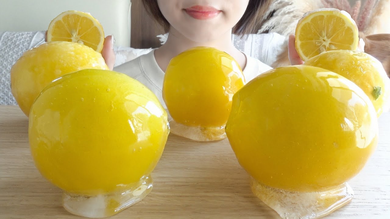【咀嚼音】まるごと食べられるレモン飴を作って食べる【ASMR/EATINGSOUNDS】