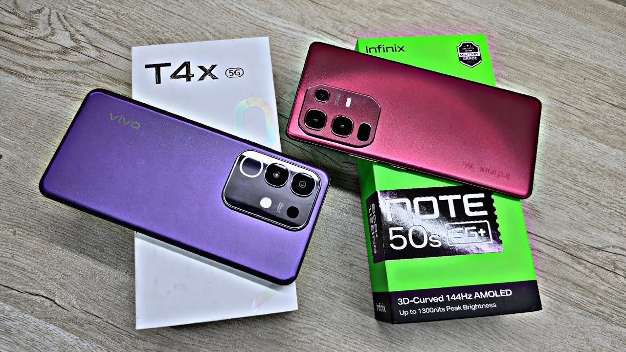 Infinix Note 50s 5G vs Vivo T4x 5G - Which Should You Buy ?