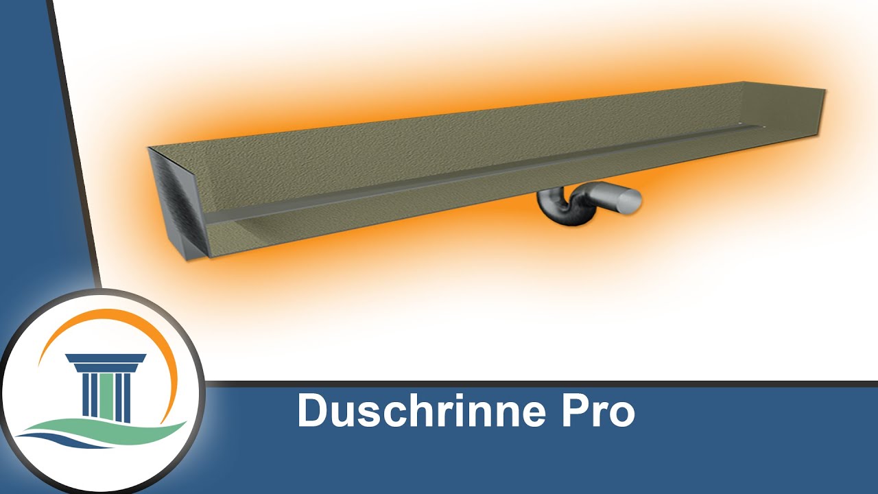 Duschrinne Pro - V4A Edelstahl - Sonderanfertigung auf Maß - Ideal für ebenerdige Duschen im Altbau.
