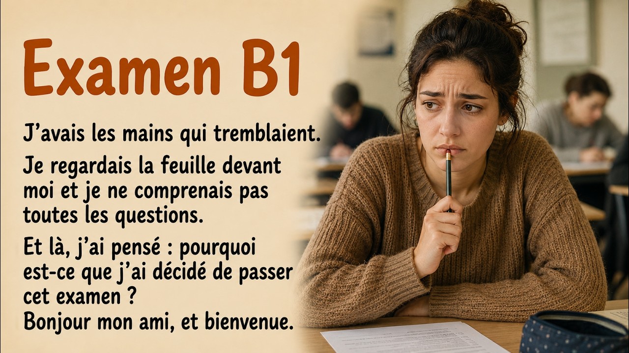 J'ai pass&eacute; le B1 en fran&ccedil;ais | French Listening Practice (B1)