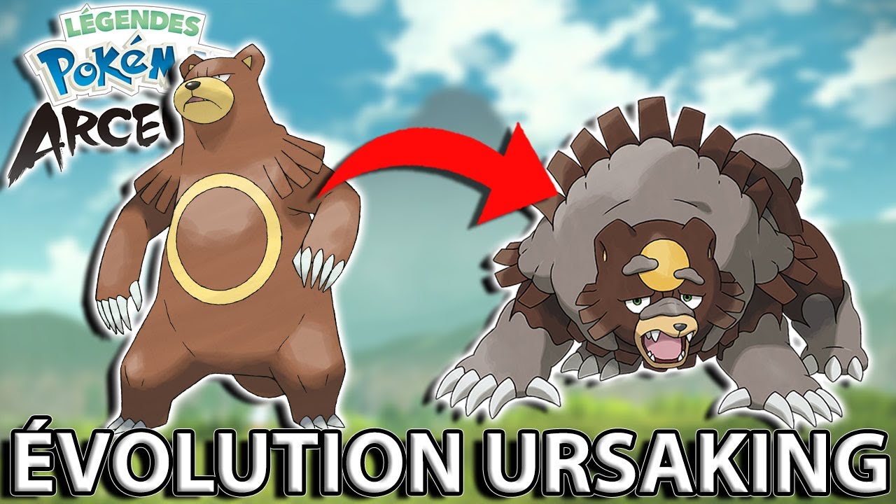 Faire EVOLUER URSARING en URSAKING | LÉGENDES POKÉMON ARCEUS
