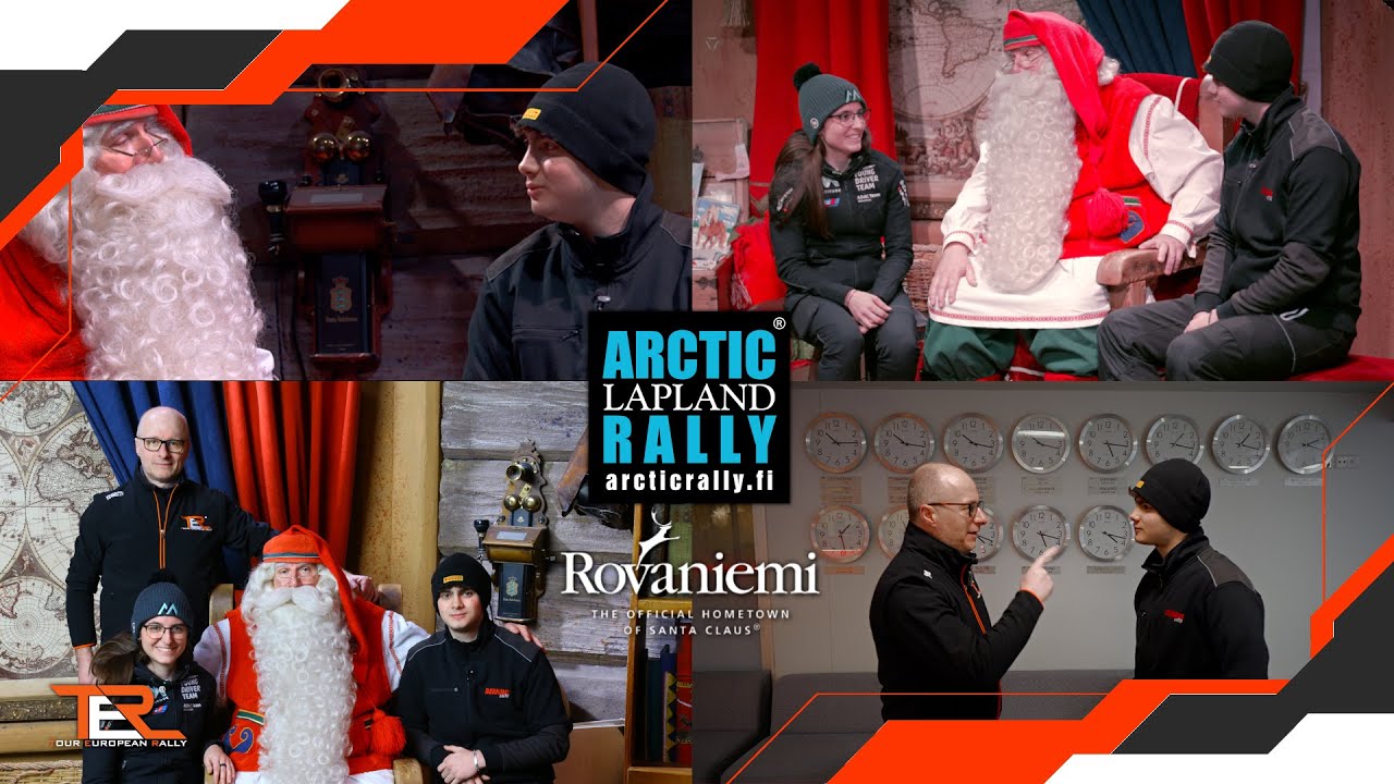 What are Santa Claus, TER and 2 Young Rally Talents planning before the 61st Arctic Lapland Rally?