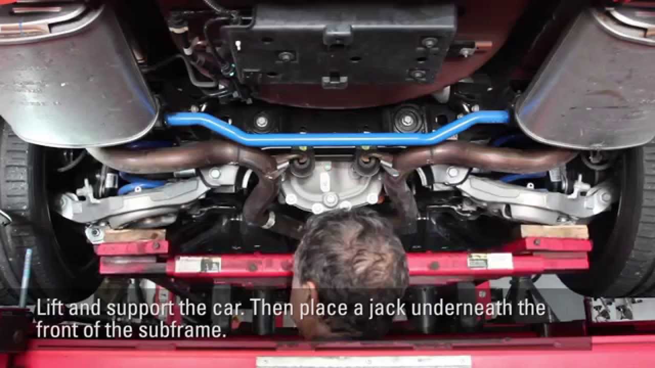2015-2021 Mustang Adjustable Differential Bushing Insert System Install - Urethane - Steeda