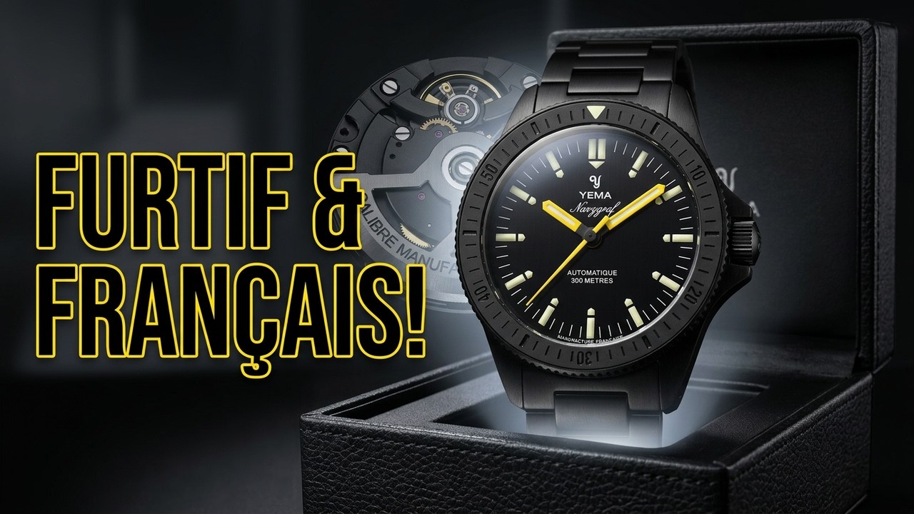 YEMA NAVYGRAF PHANTOM : la montre de luxe furtive 100% Manufacture Fran&ccedil;aise !