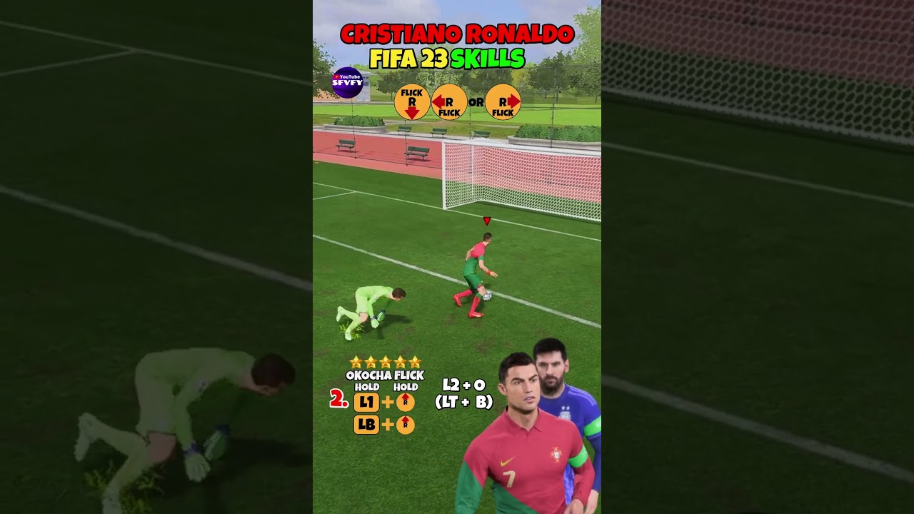 Ronaldo Skills with FIFA 23 Skill Moves