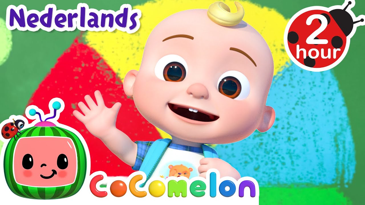 Leer kleuren met JJ | CoComelon Nederlands - Kinderliedjes