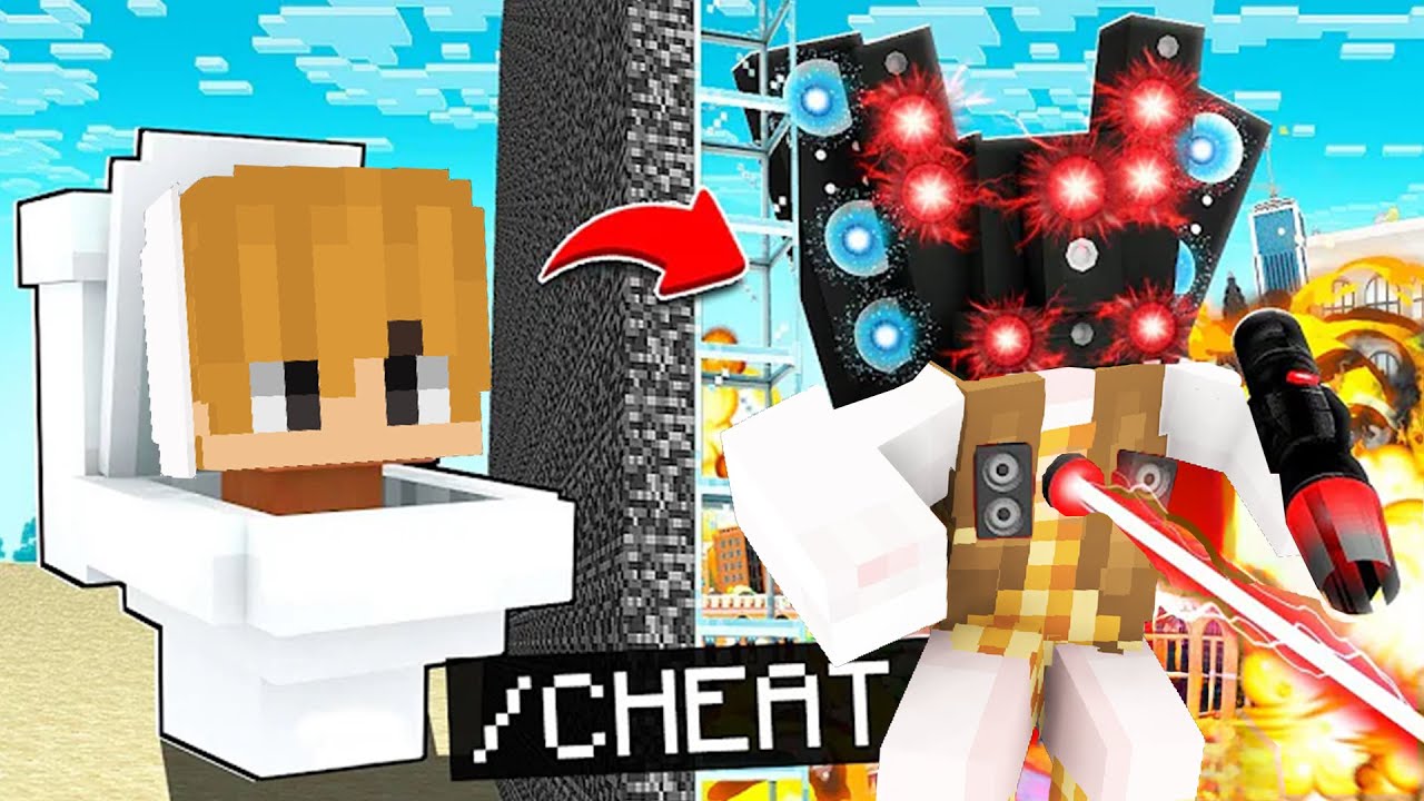 I Cheated In a SKIBIDI TOILET Mob Battle in Minecraft...