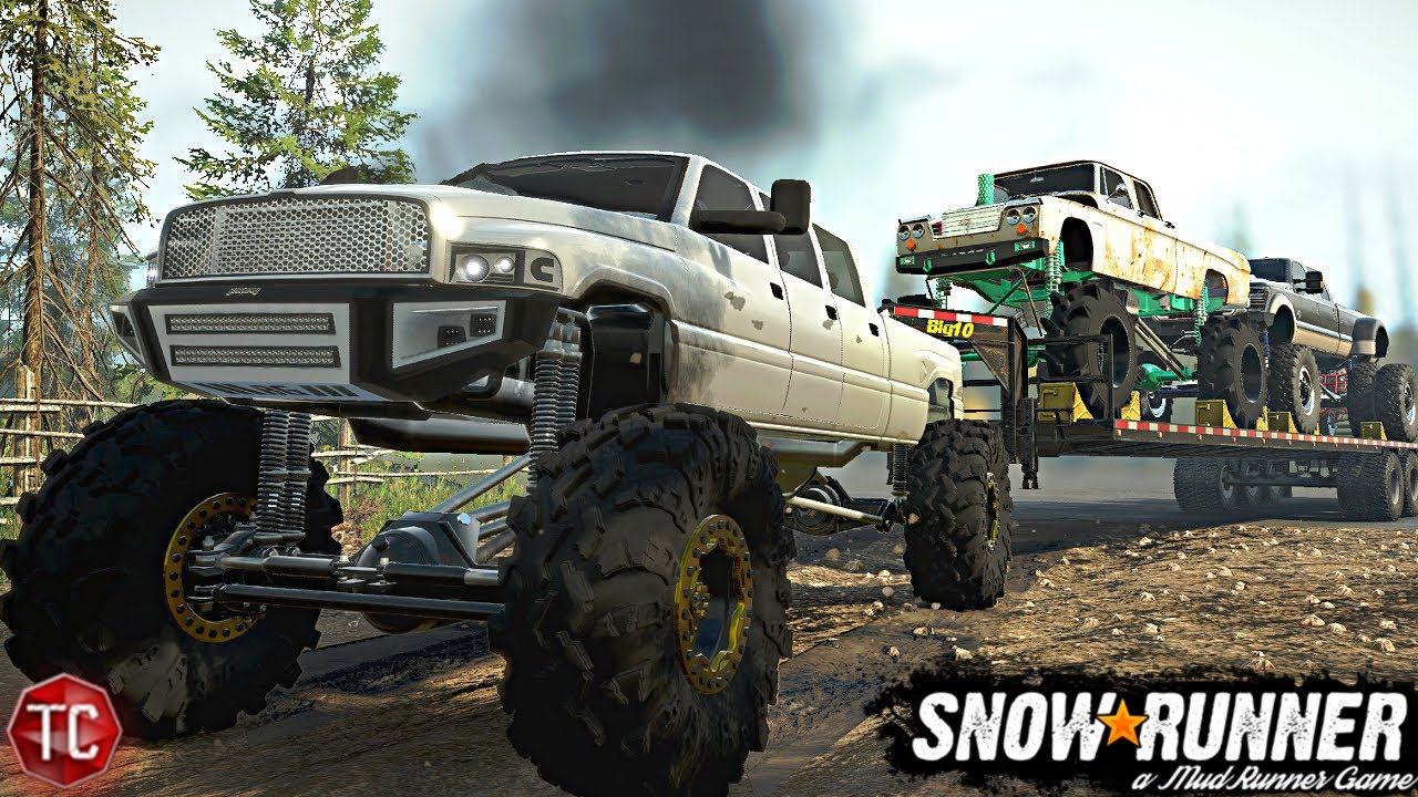 NEW Mega Trucks hit the MUD PARK!! SnowRunner Mudding RP