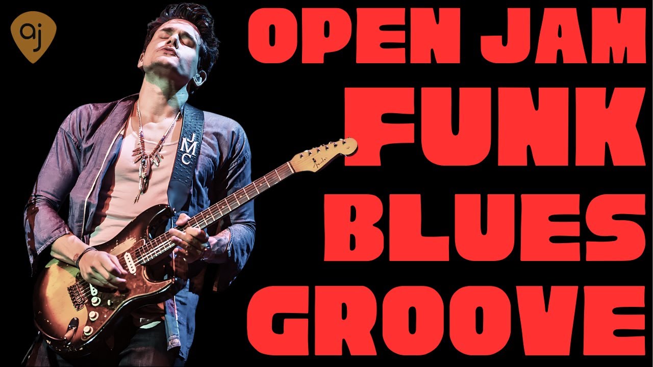 Wide Open Funky Blues Groove | Guitar Backing Track (D Dorian)