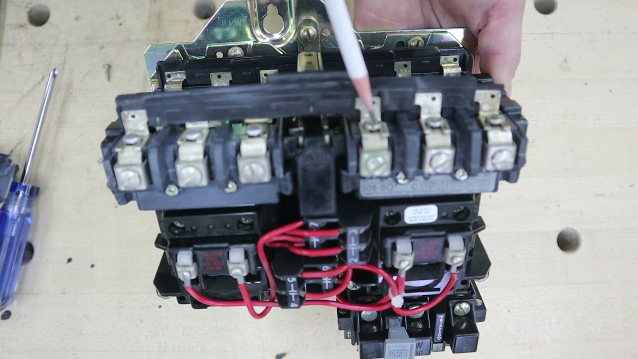 Forward & Reversing circuits featuring a garage door