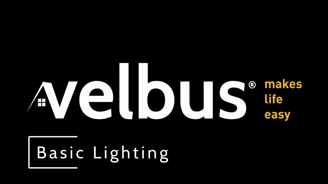 Velbus - Basics of system installation for Lighting